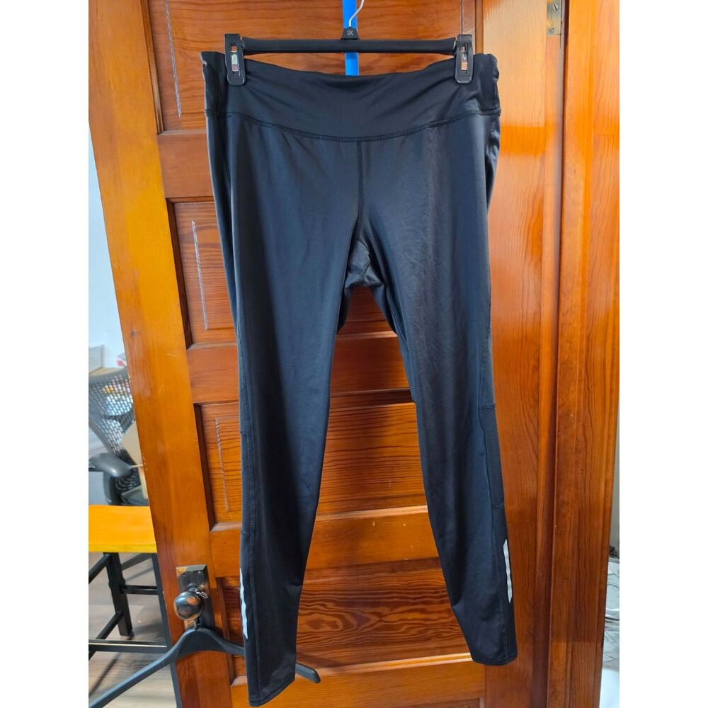 Old Navy Active Women’s XL Tall Black Go-Dry Leggings Reflective Running Pants